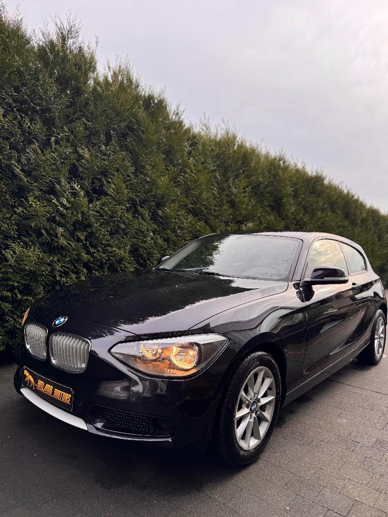 BMW 116I 2013 65000KMS, Auto's, Euro 5, Zwart, 4 cilinders, Leder