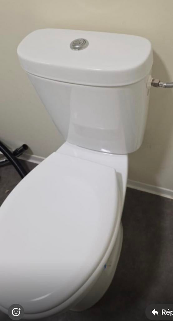 Wc sol 4 trou sortie H, Bricolage & Construction, Enlèvement, Comme neuf