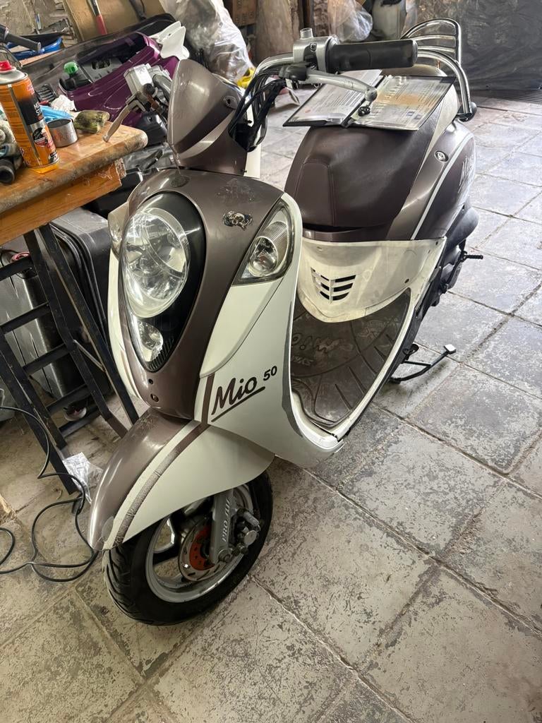 Sym Mio 50 Classe A, Vélos & Vélomoteurs, Mio, Enlèvement, Utilisé, Classe A (25 km/h)