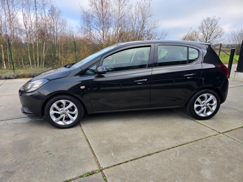 Opel Corsa E 1.4i Airco 2016 73.000 km + Garantie, Zwart, Bedrijf, 5 deurs, Electronic Stability Program (ESP)