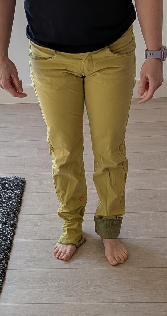 E9 klimbroek, Ophalen, Maat 34 (XS) of kleiner, Geel