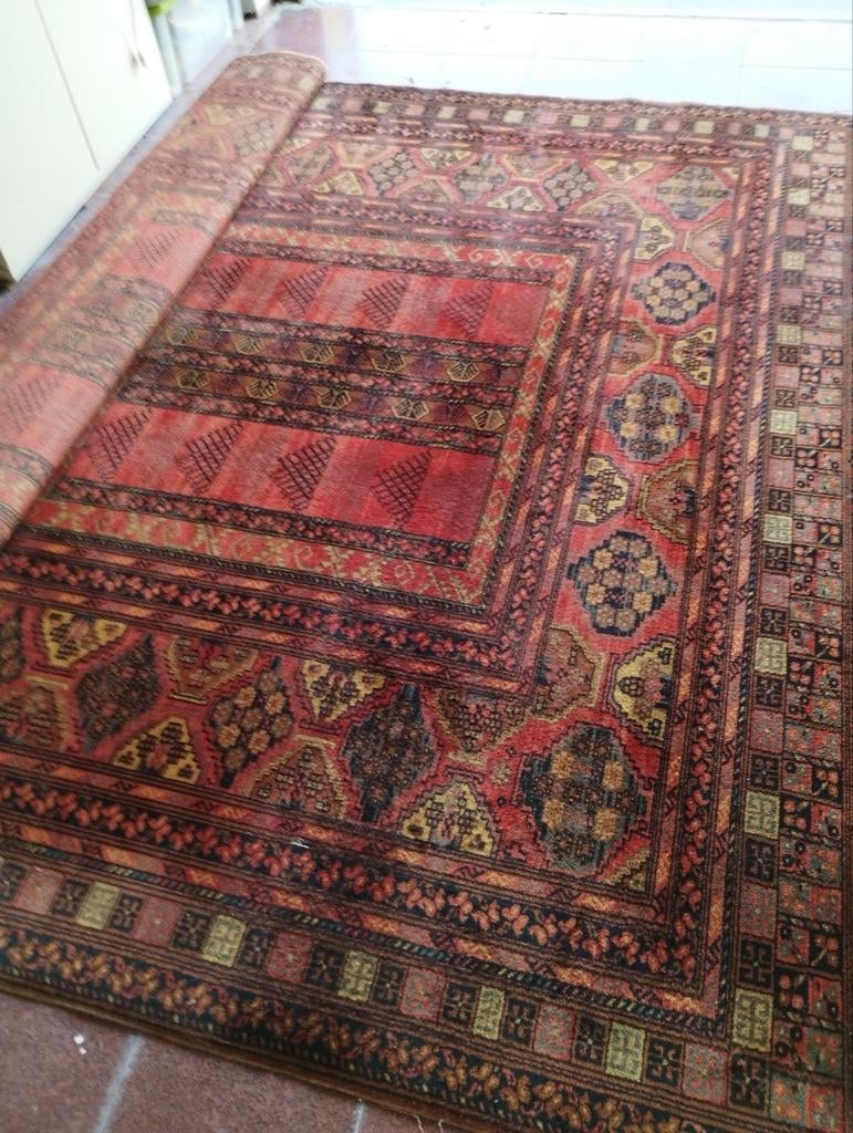 Gebruikt tapijt 2,5 op 3,5, Antiek en Kunst, Antiek | Tapijten, Tafelkleden en Textiel, Ophalen