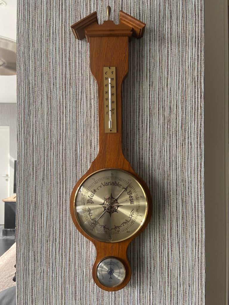 Barometer te koop perfecte staat. 10€, Enlèvement, Comme neuf, Baromètre