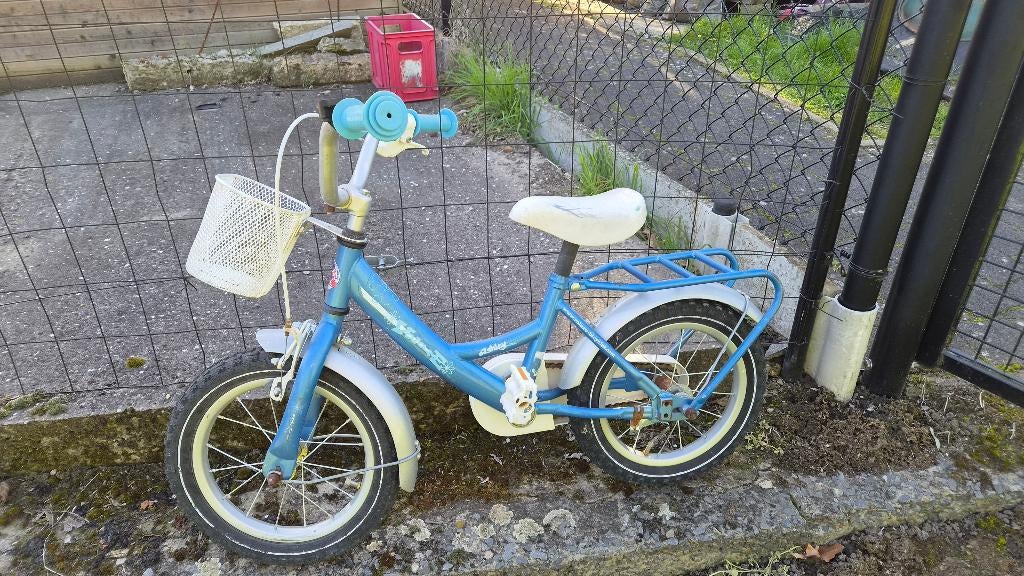 Kinderfiets met zijwielen Volare Ashley 16 inch, Fietsen en Brommers, Ophalen, Zijwieltjes, Volare, 16 tot 20 inch