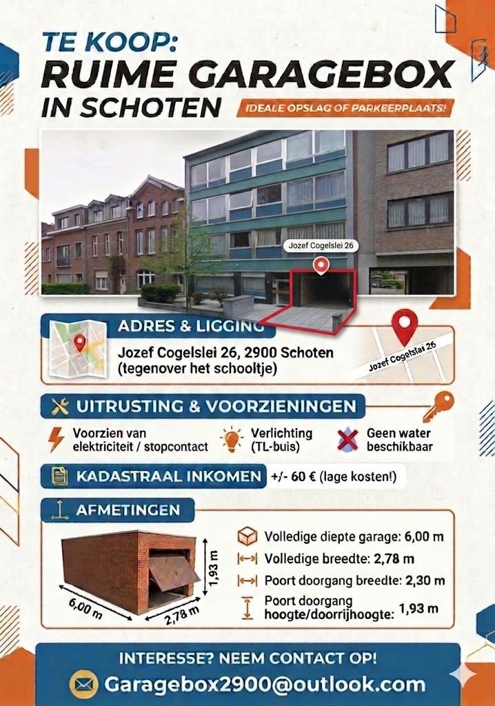 Garagebox, Immo, Garages en Parkeerplaatsen