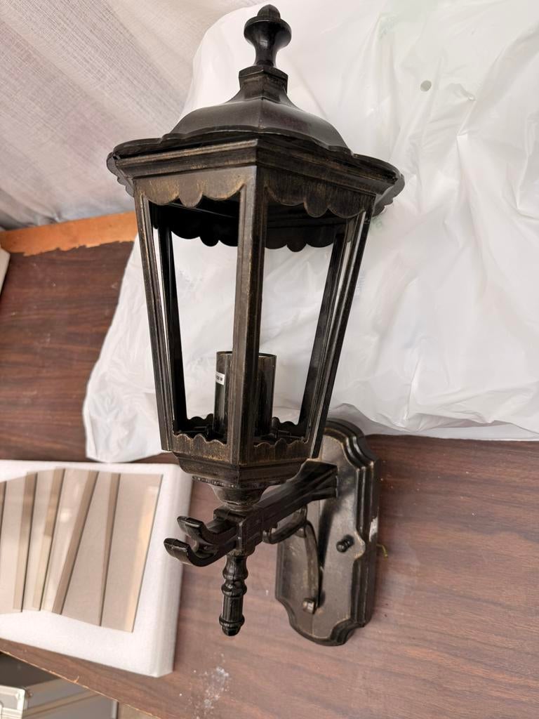 Rustieke wandlamp, Ophalen, Zo goed als nieuw, Led