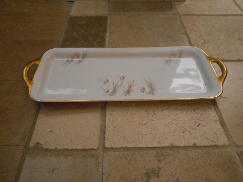 vintage rechthoekige schaal Cerabel porselein, Antiquités & Art, Enlèvement ou Envoi