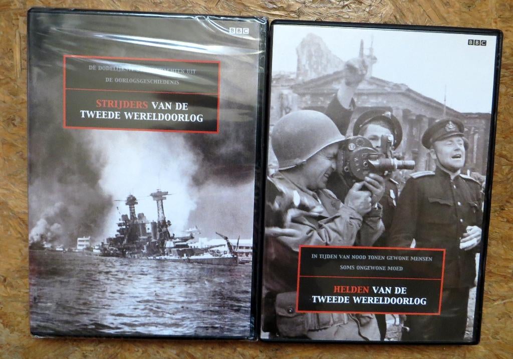 2 x DVD - STRIJDERS / HELDEN VAN DE TWEEDE OORLOG, Alle leeftijden, Verzenden, Zo goed als nieuw, Oorlog of Misdaad