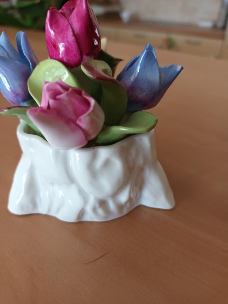 Heel mooi decoratief stuk uit Engels porcelein ASHLEY, Antiek en Kunst, Ophalen of Verzenden