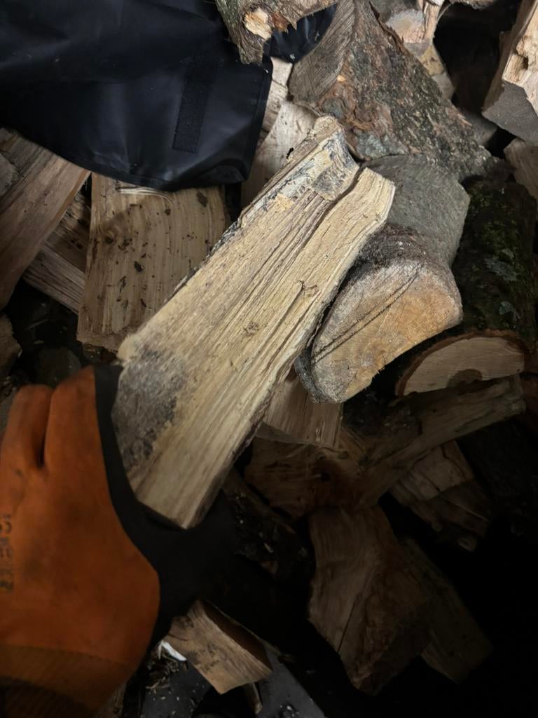 Brandhout mix hard en zachthout 30cm gezaagd!, Enlèvement, Comme neuf