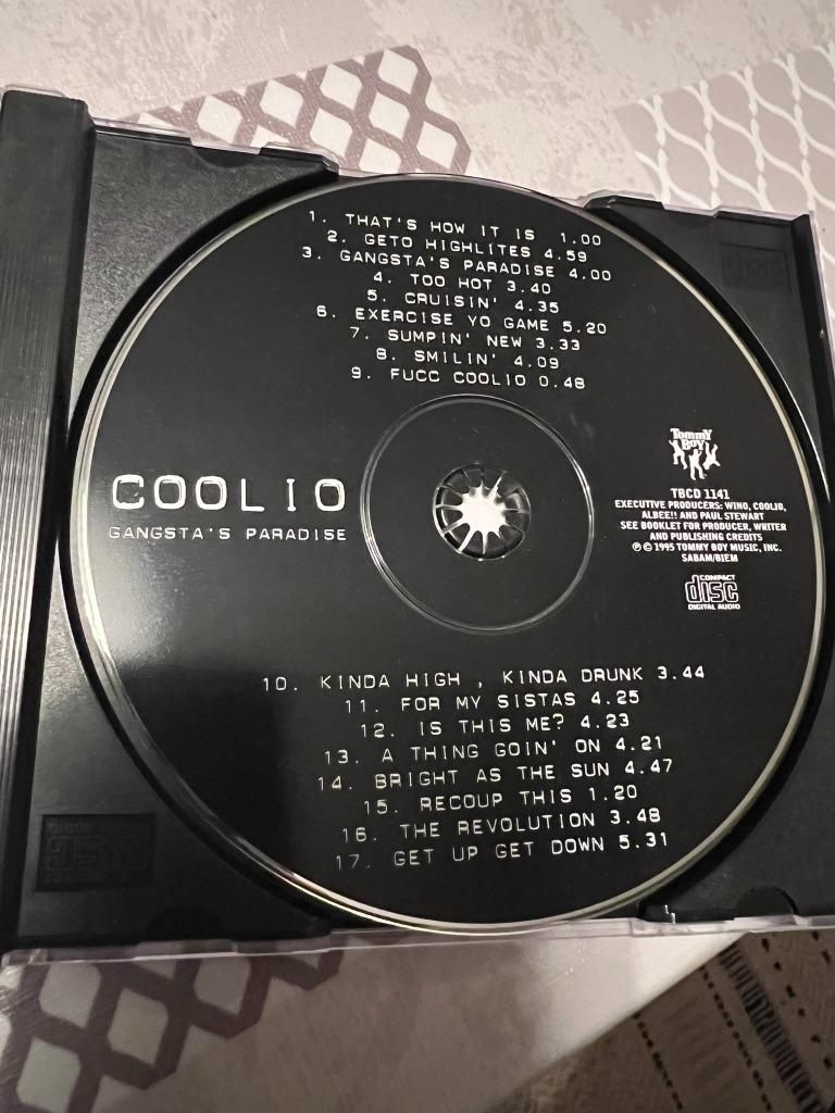 CD Coolio - Le paradis des gangsters, Enlèvement ou Envoi, 1985 à 2000, Utilisé