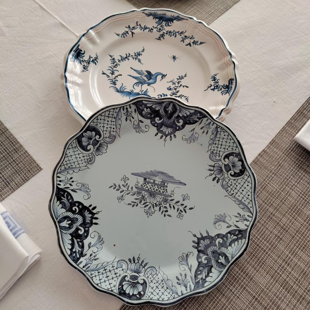 Moustiers en Vieux Rouen 2 schalen, Ophalen of Verzenden