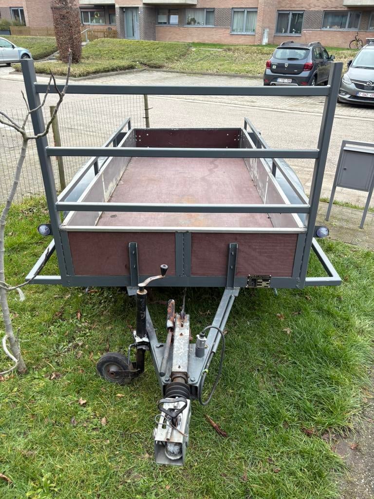 Aanhangwagen dubbelasser, Auto diversen, Ophalen, Zo goed als nieuw