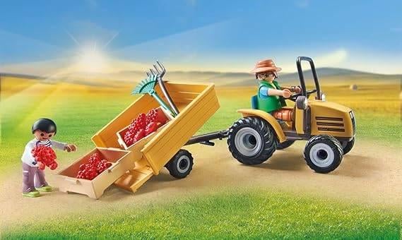 PLAYMOBIL | Tractor met aanhanger  | GRATIS LEVERING, Kinderen en Baby's, PLAYMOBILE, -, Verzenden, -
