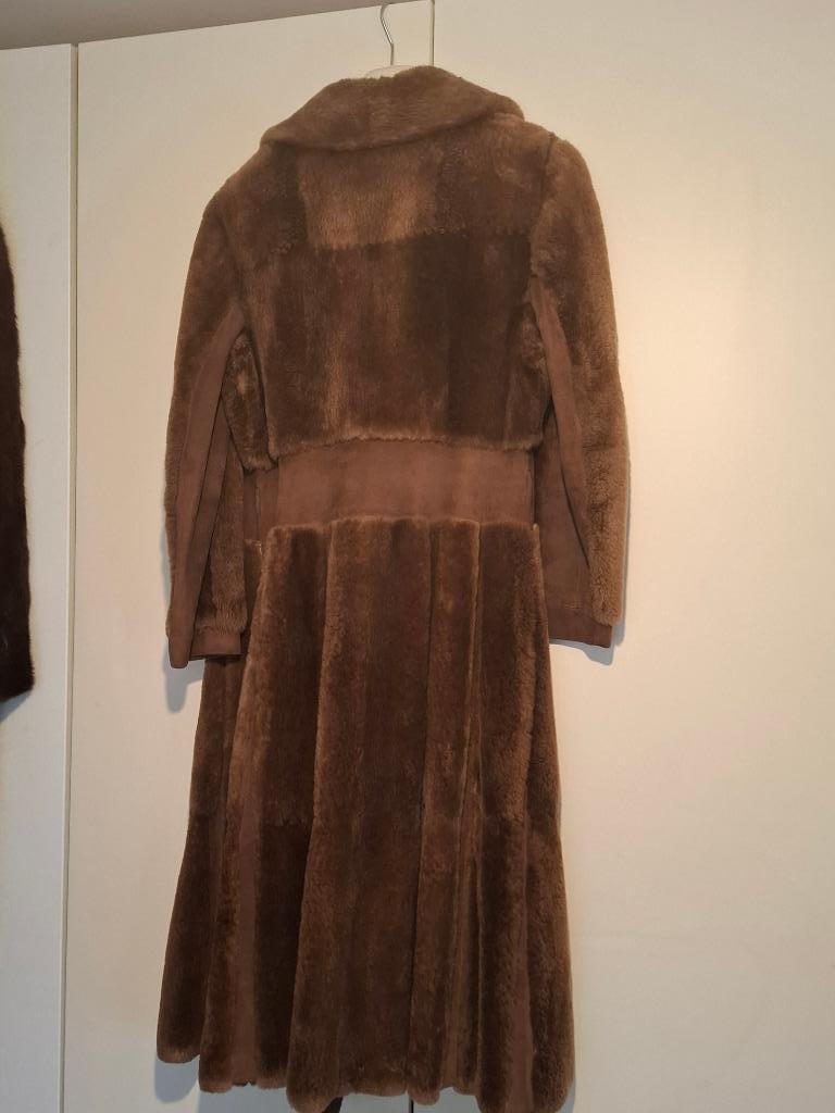 Manteau fourrure en castor - Vintage - Taille 38/40, Ophalen, Gedragen