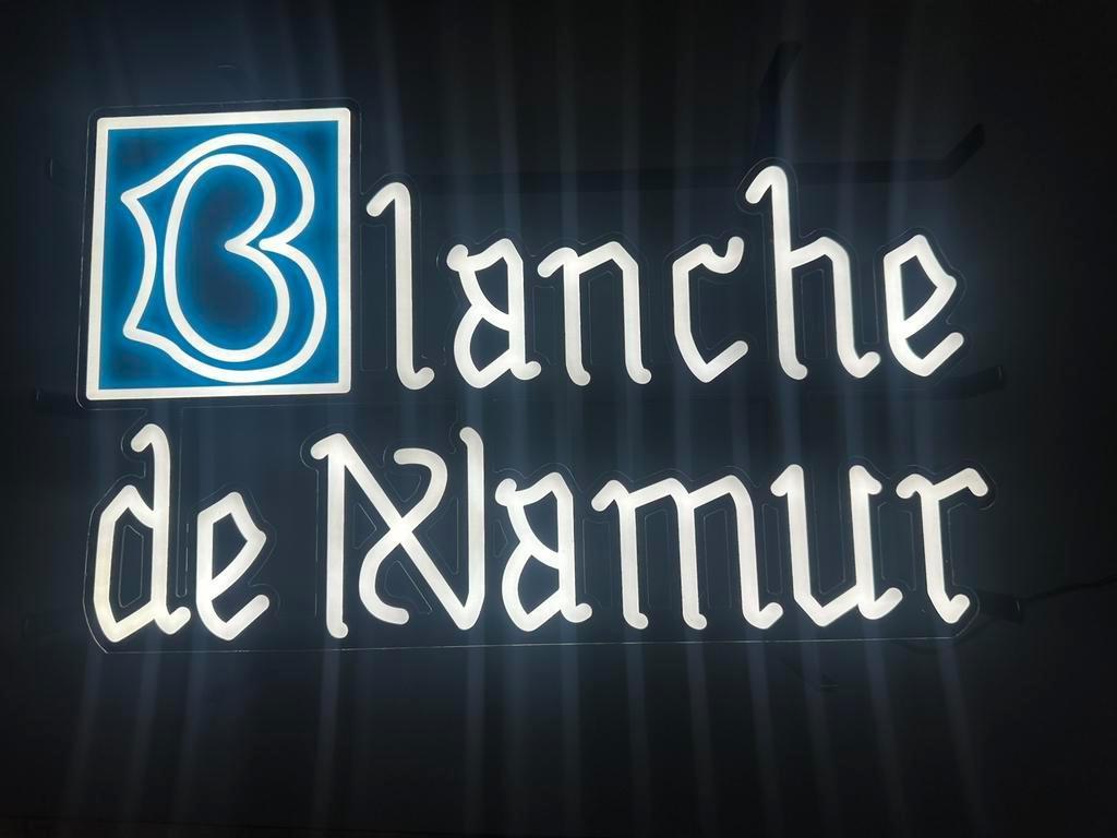 Blanche de Namur verlicht bord, Ophalen of Verzenden, Gebruikt, Lichtbak of (neon) lamp