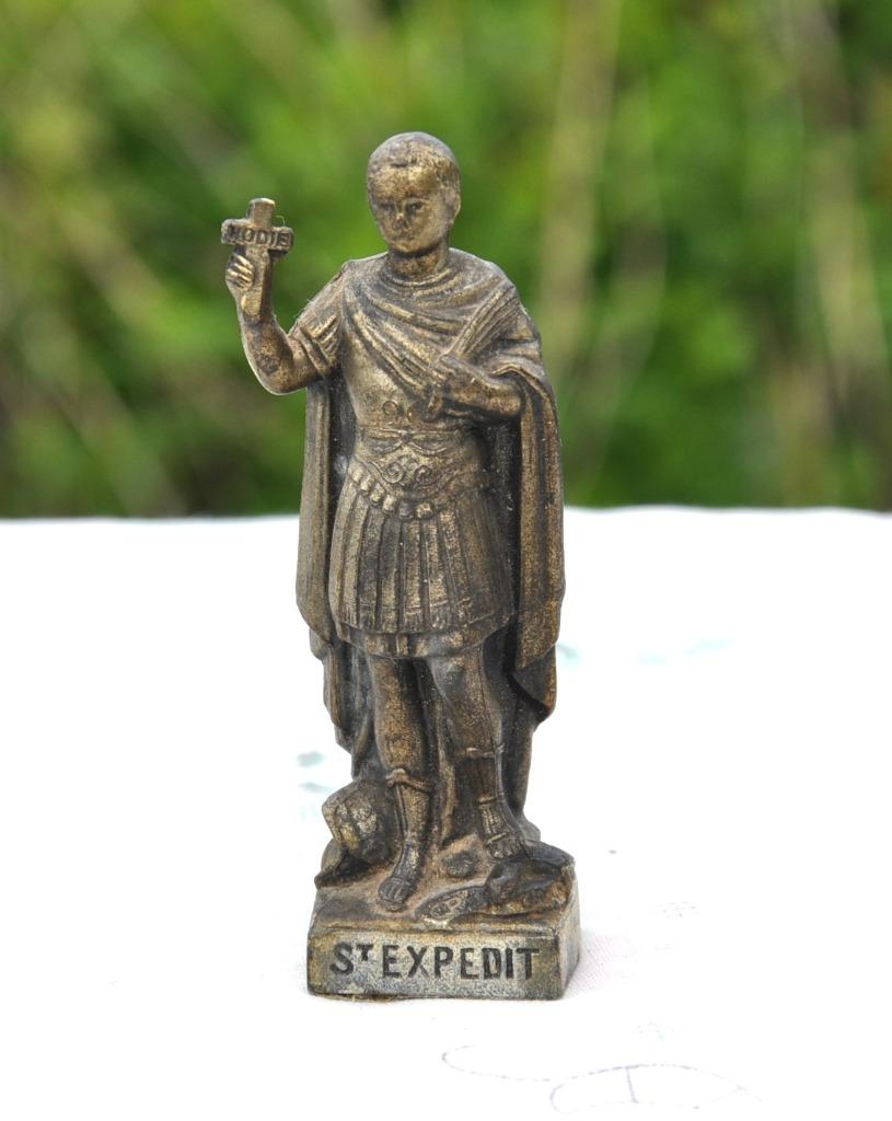 saint expedit en metal cuivré, Enlèvement ou Envoi