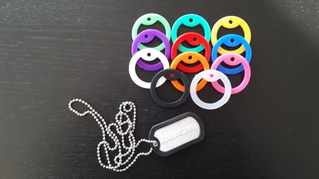 PROMO -50% - Dogtag naamplaatje moto Kawasaki, Ophalen of Verzenden, Nieuw