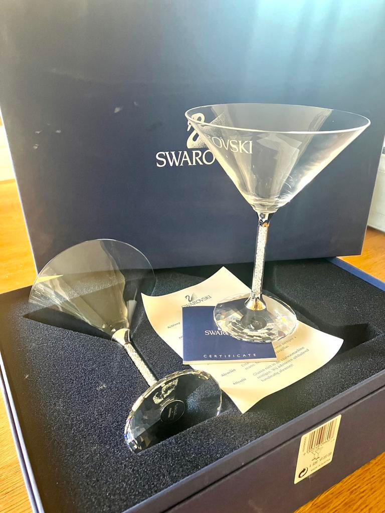 Swarovski martini glazen limited edition, Verzamelen, Ophalen, Nieuw
