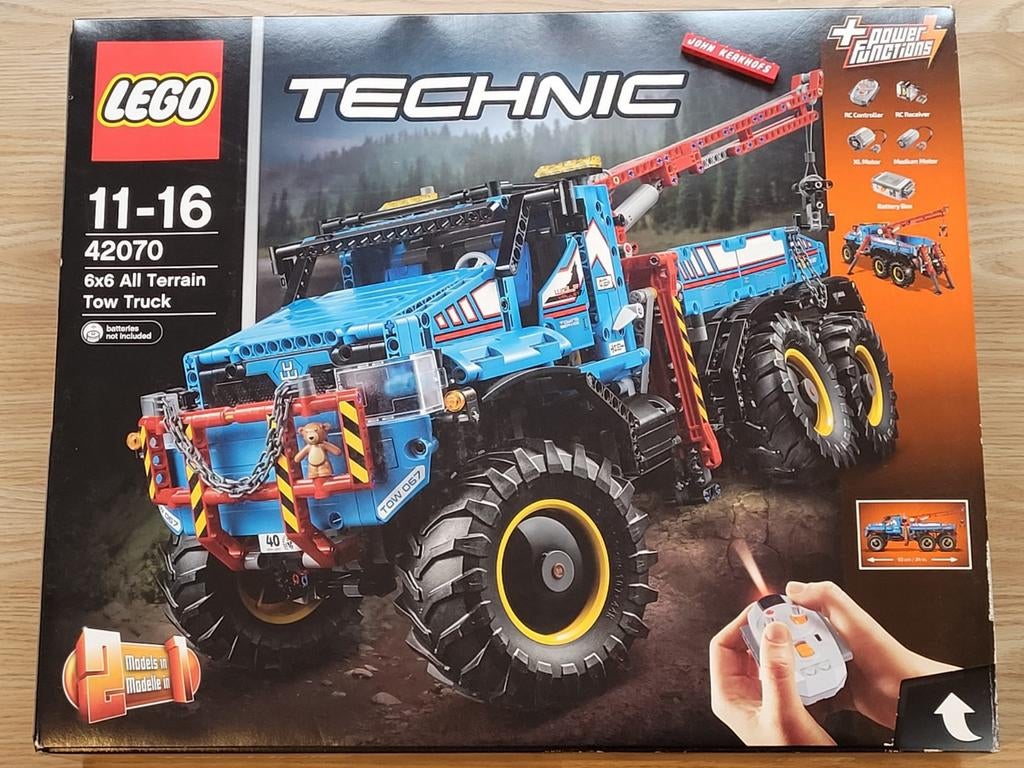 Lego technic 6x6 allterrain-sleepwagen (42070), Ophalen, Zo goed als nieuw, Complete set, Lego