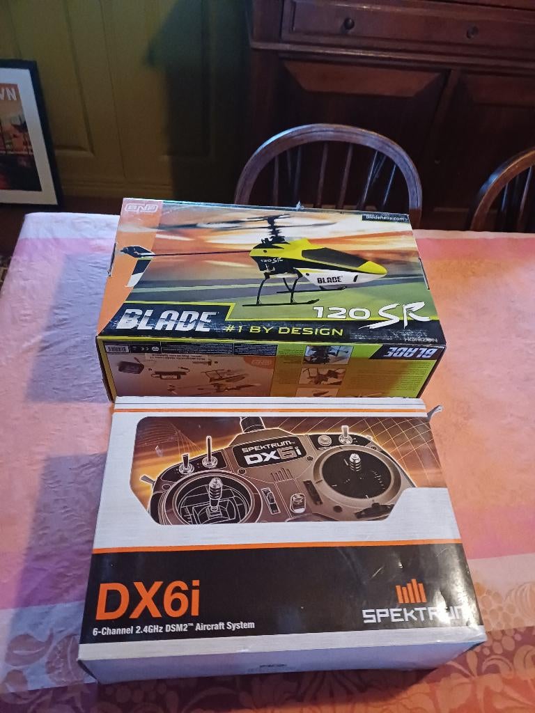 hélico Blade SR120 + radio Spektrum DX6i – prêt à voler, Enlèvement ou Envoi, RTF (Ready to Fly), Utilisé, Électro