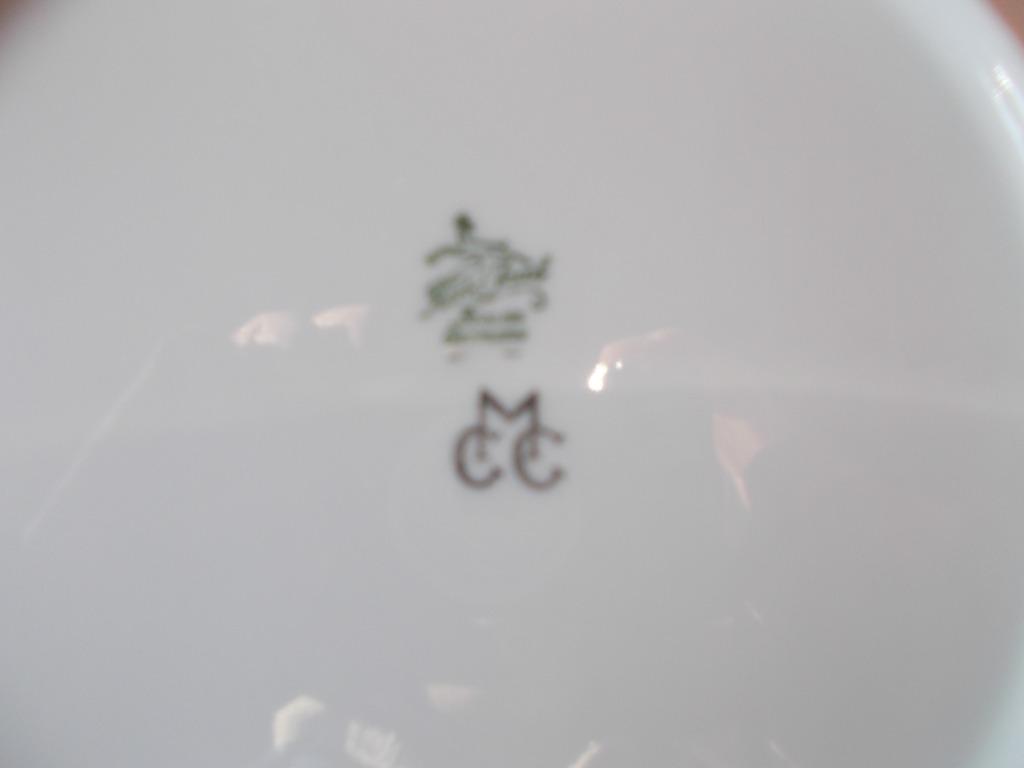 Hertel jacob borden met zilveren rand, Ophalen of Verzenden, Bord(en)