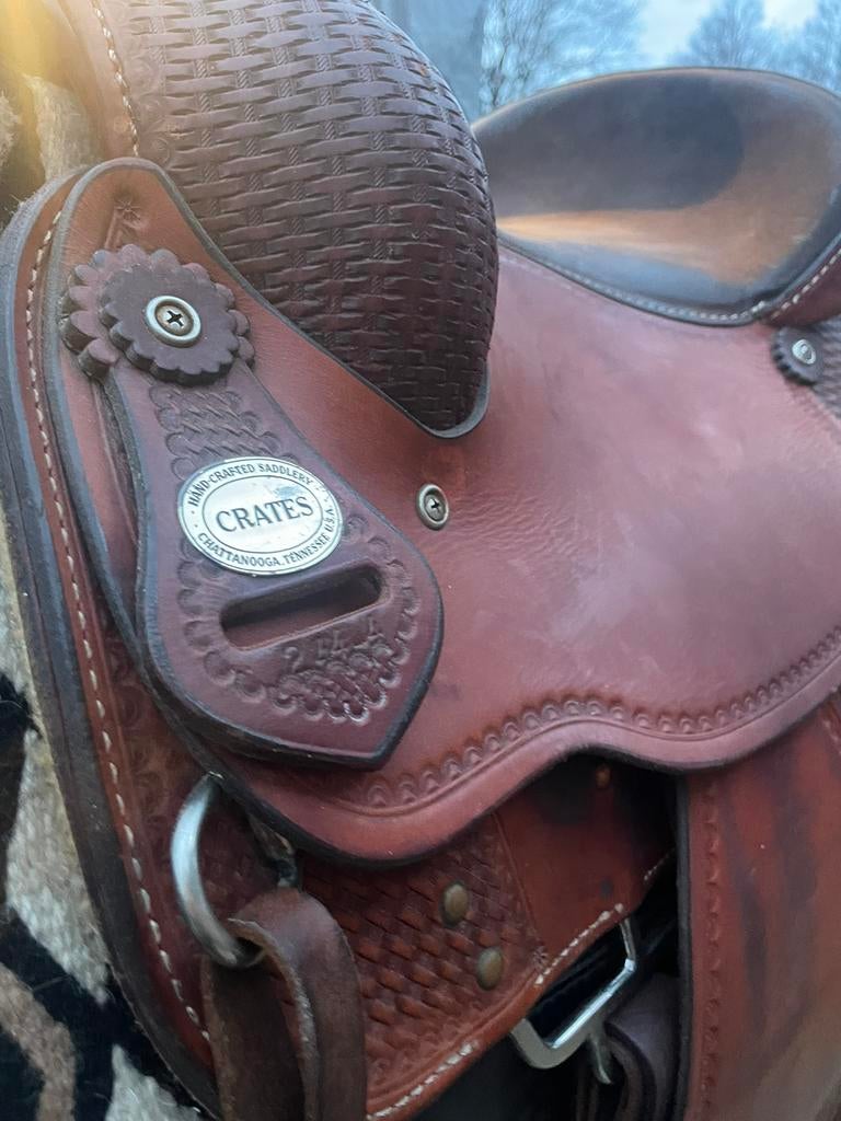 Crates western zadel, Enlèvement ou Envoi, Utilisé, Western