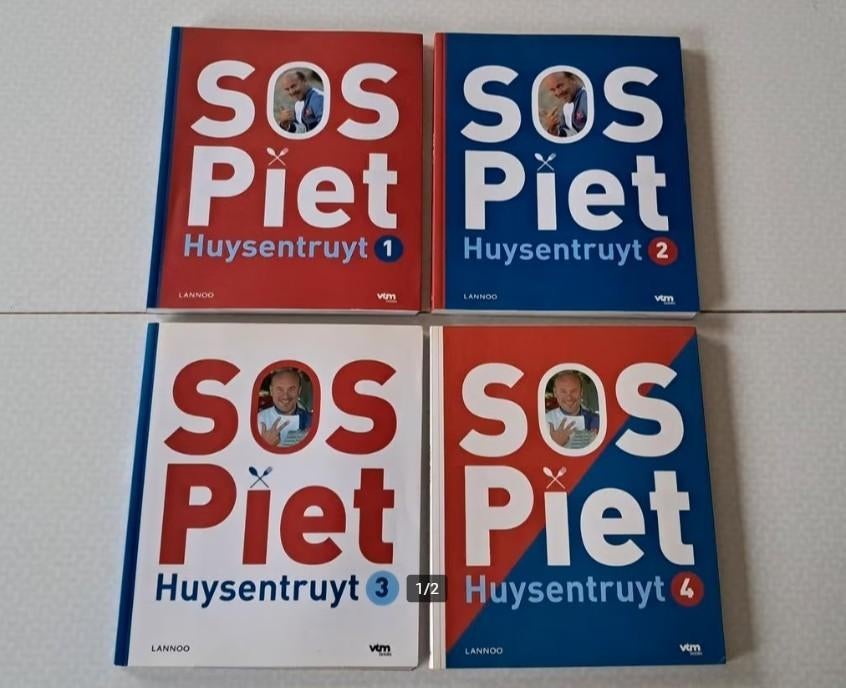 4 boeken SOS piet, Ophalen of Verzenden, Zo goed als nieuw