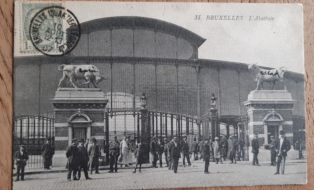 Bruxelles Cureghem les ABBATOIRS, Collections, Envoi