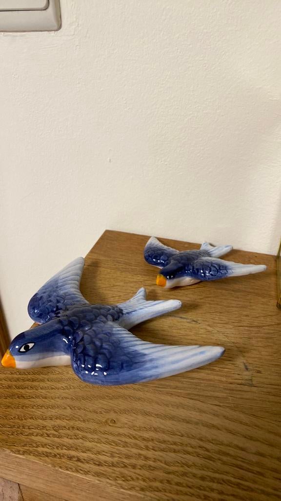 Paar zwaluwen in uitstekende staat, Antiek en Kunst, Ophalen of Verzenden