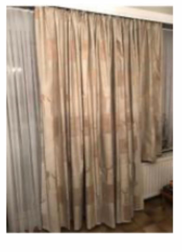 2 stuks draperieën, Ophalen, Gebruikt