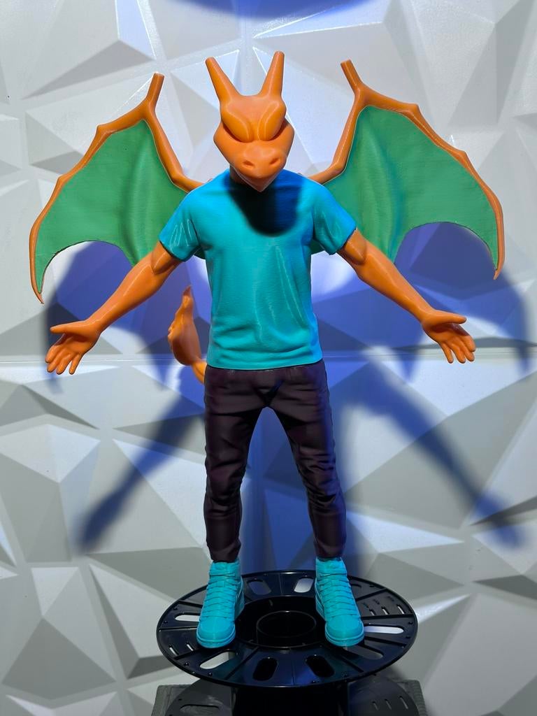 Charizard Pokemon - Urban Style Streetwear - 50cm, Ophalen of Verzenden, Nieuw