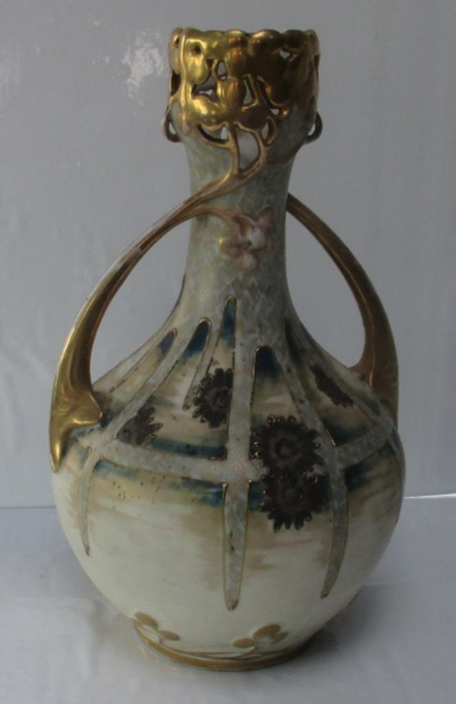 art nouveau Amphora vaas Turn-Teplitz, Verzenden