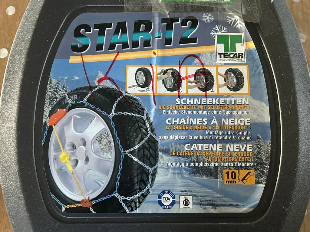 Chaînes à neiges, Enlèvement, Utilisé