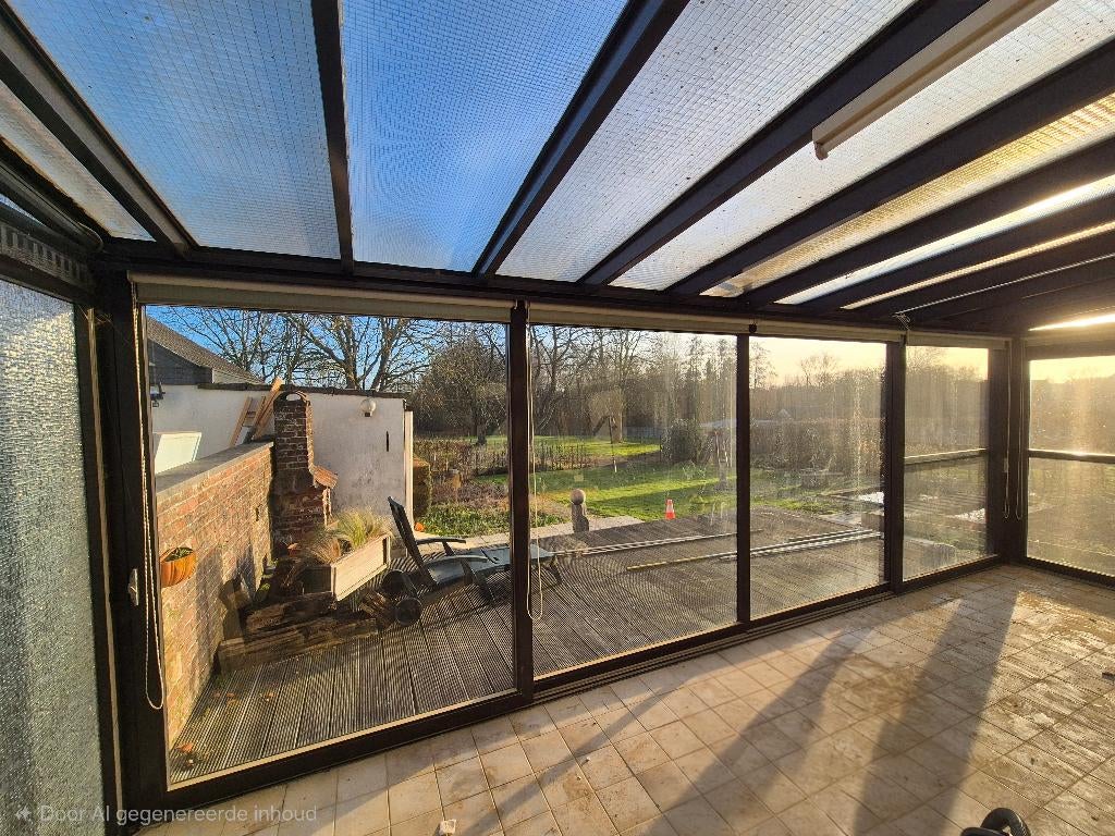 Gratis ruime veranda (7 x 3,6m) met veel lichtinval, Tuin en Terras, Ophalen, Gebruikt, Veranda