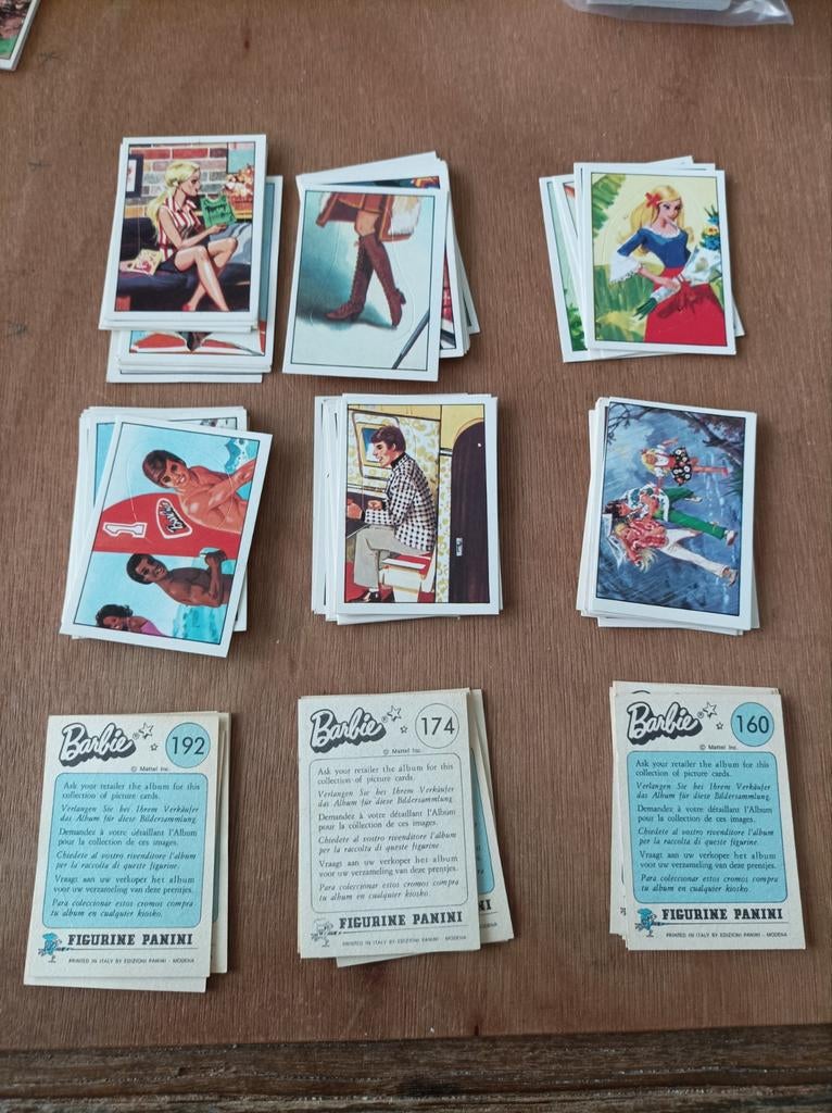 Panini Barbie, 78 autocollants différents, Enlèvement ou Envoi, Comme neuf