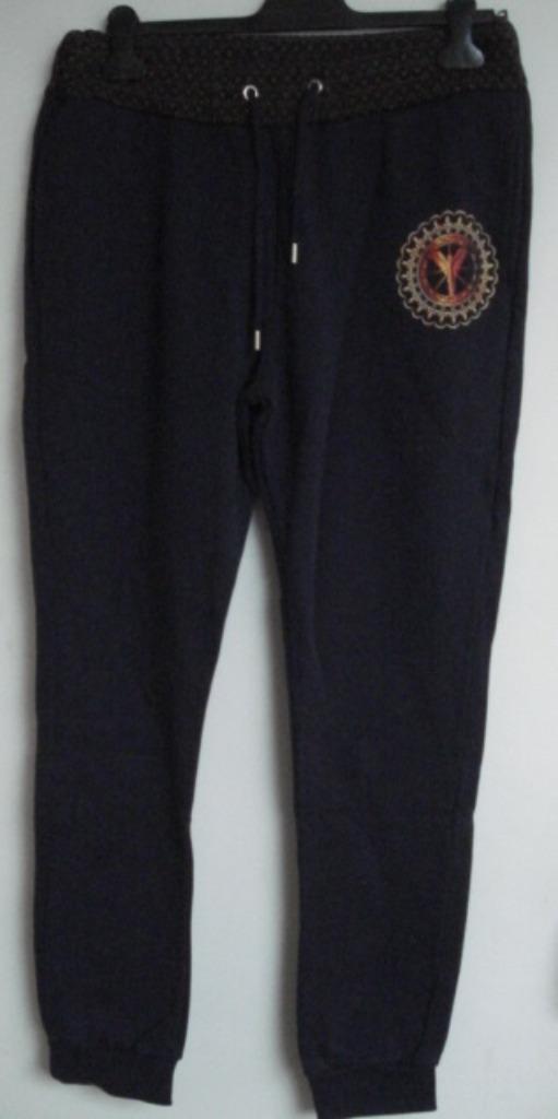 Pantalon d'entraînement Carlo Colucci M medium Bleu marine, Neuf, Course à pied ou Cyclisme, Bleu, Taille 48/50 (M)