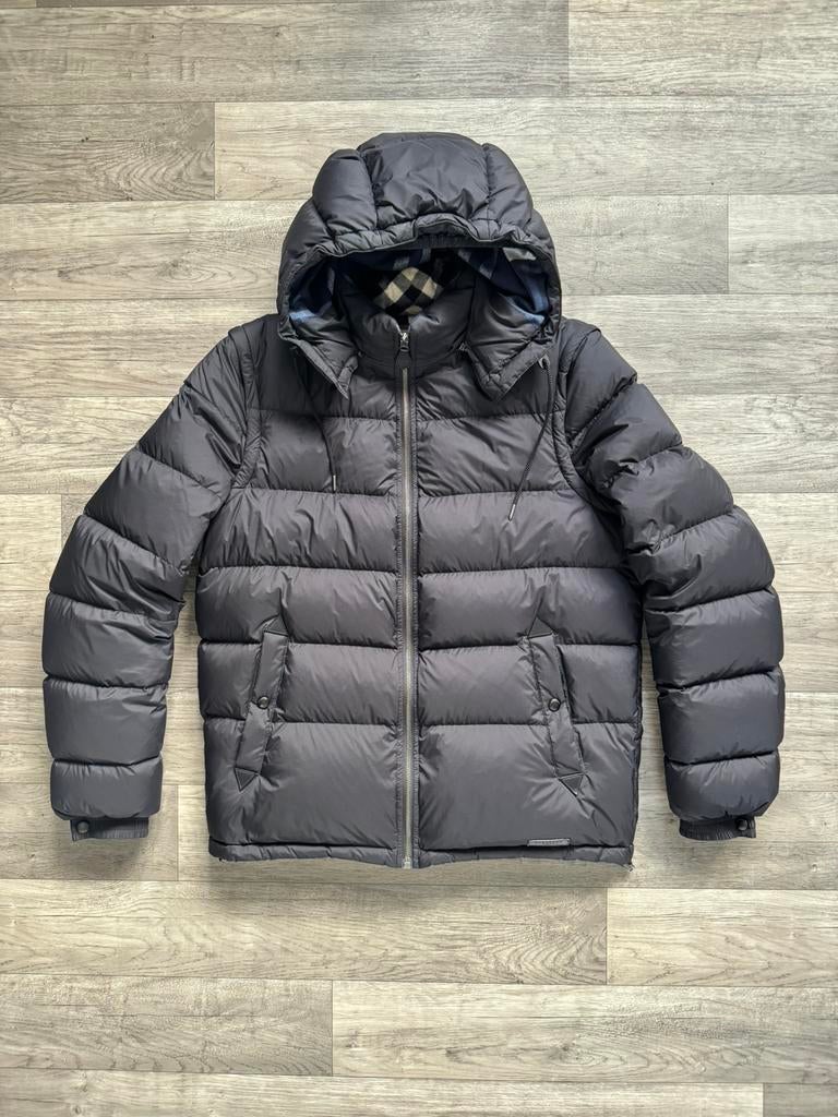 Doudoune Burberry, Ophalen, Zwart, Gedragen, Burberry