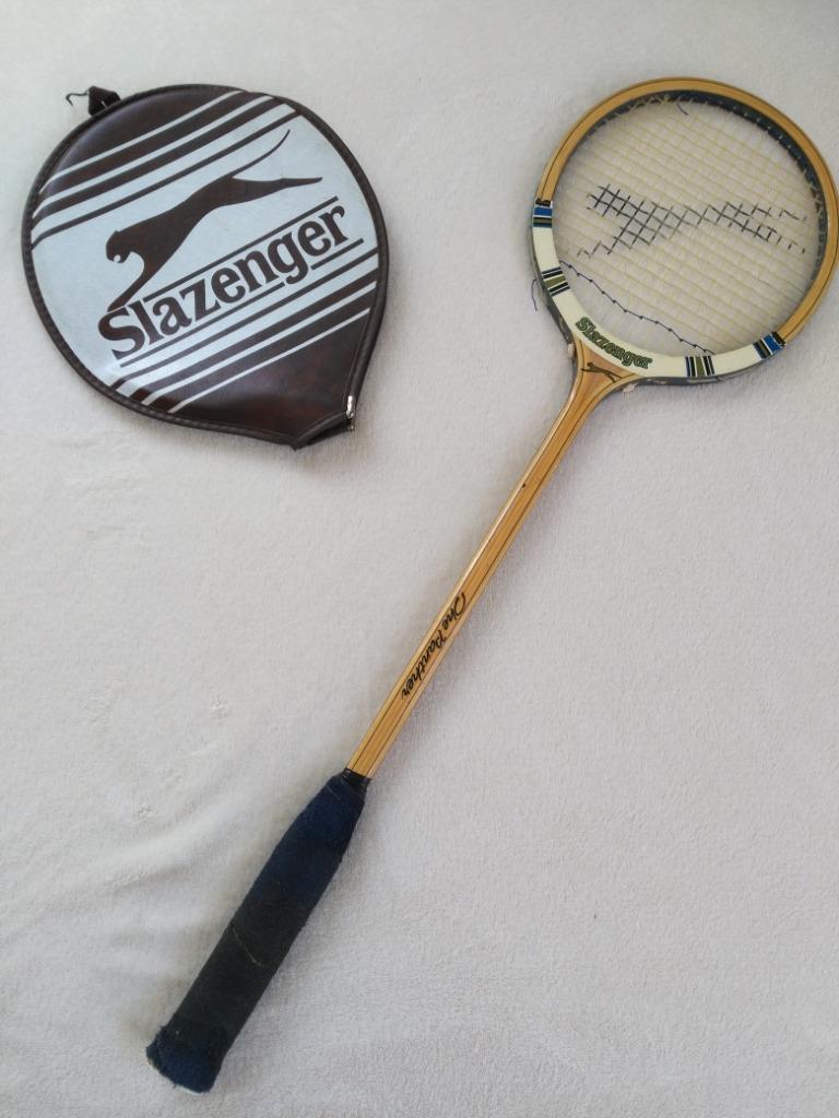 Raquette squash vintage Slazenger, Envoi, Utilisé, Raquette, Avec housse