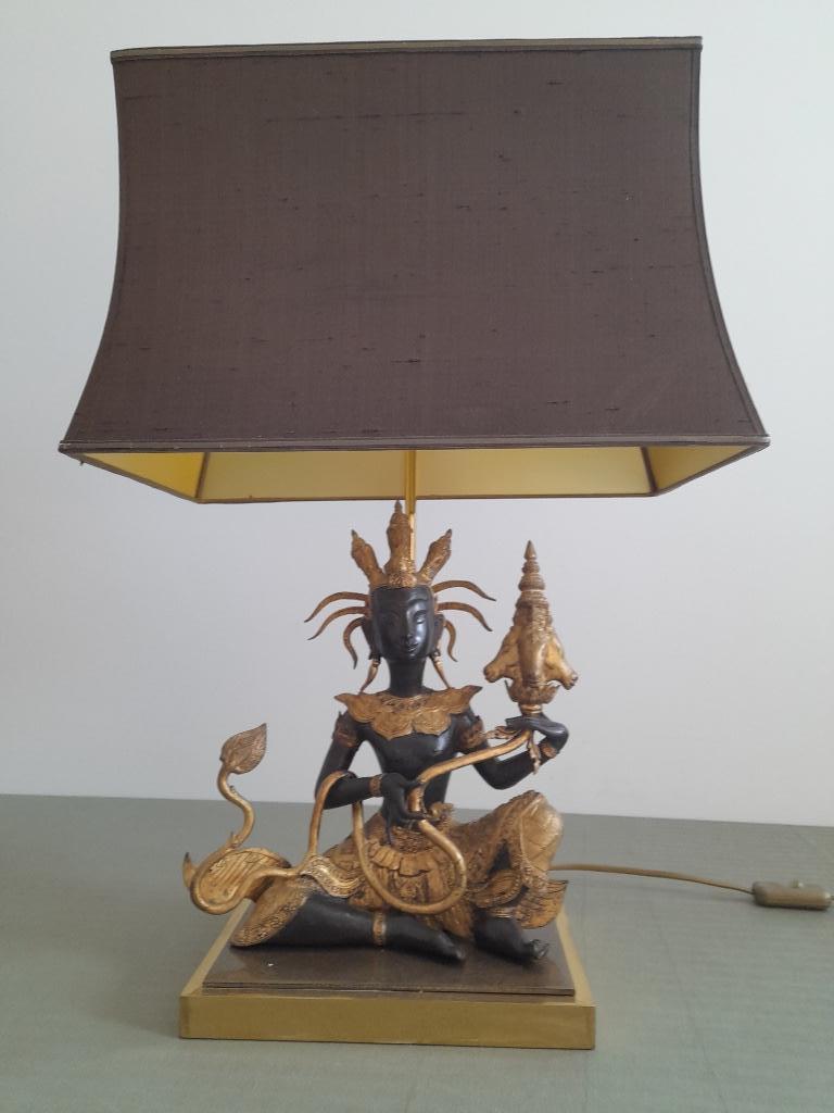 Thaise prins lamp, Ophalen, Koper
