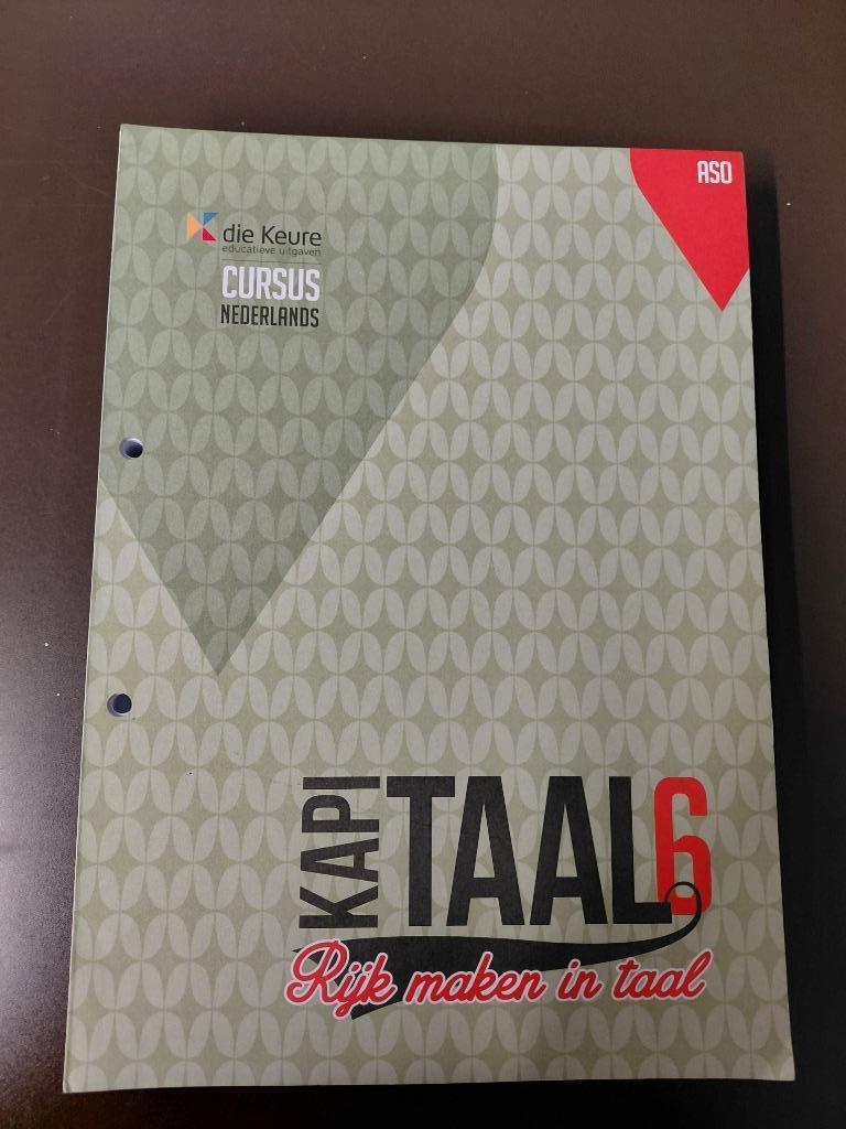 Kapitaal 6 Rijk maken in taal (6ASO) die Keure, Boeken, Studieboeken en Cursussen, Ophalen, Nieuw, Die keure