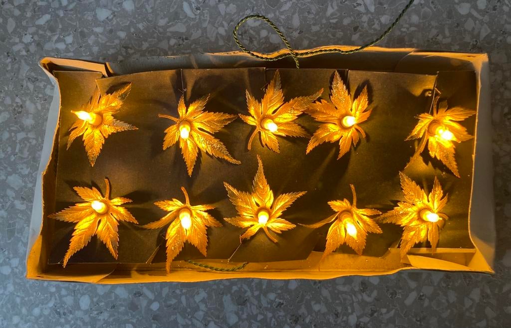 Magnifique guirlande vintage de Noël Italian, Divers, Enlèvement ou Envoi