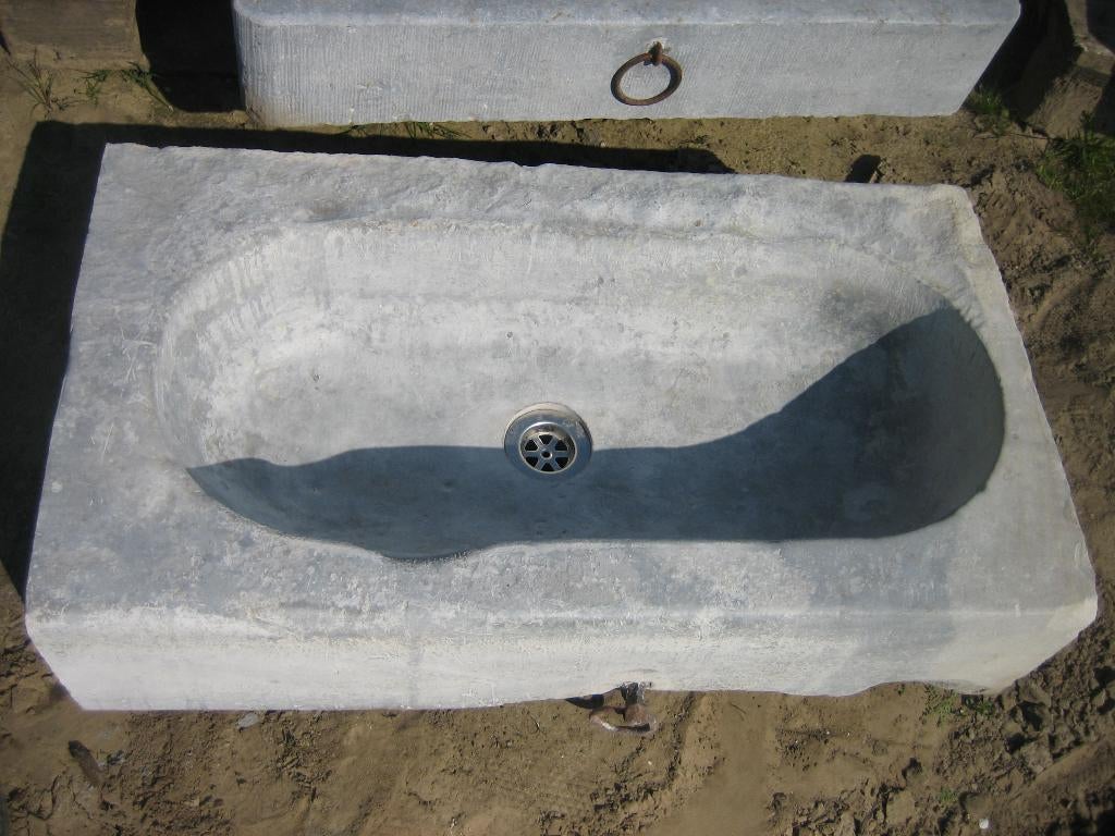 oude franse hardstenen gootsteen,pompbak, Enlèvement