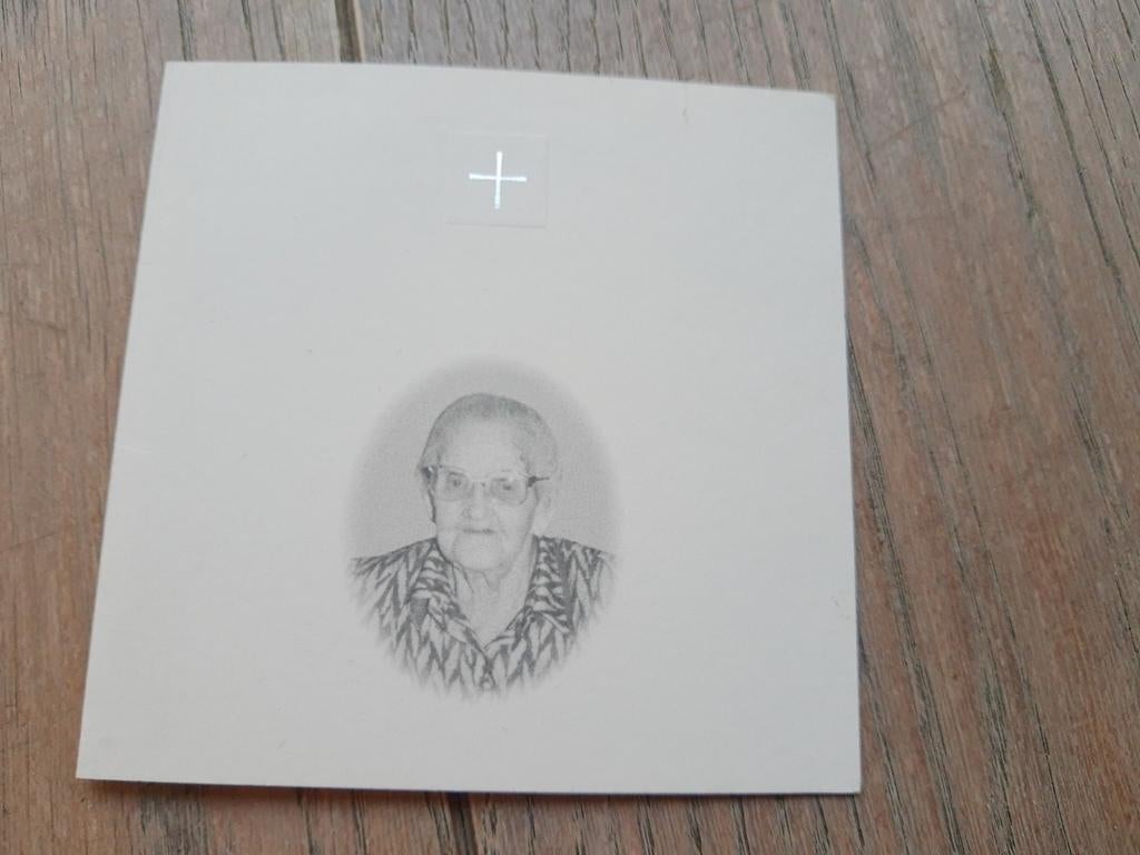 Bp 105-jarige, Irma Acke, Ertvelde 1897 - Gent 2002, Ophalen of Verzenden