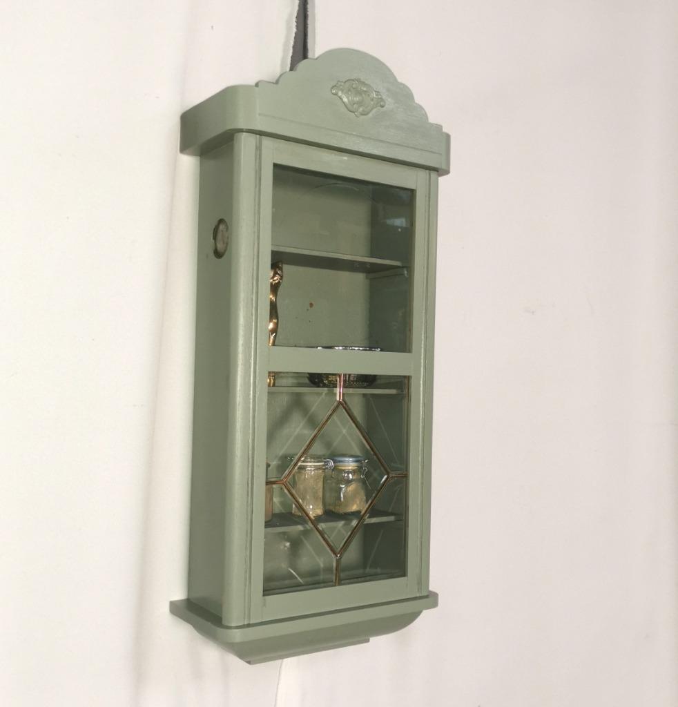 Antiek landelijk apotheek kastje eik H 77 B 33 D 16, Antiek en Kunst, Ophalen