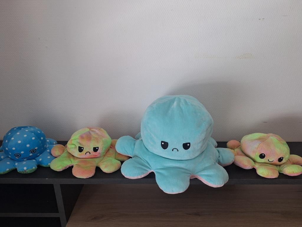 Peluche pieuvre ( prix pour 4), Enfants & Bébés, Enlèvement ou Envoi, Comme neuf