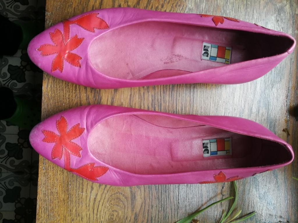 Chaussures fuchsia P 36 1/2, Ophalen of Verzenden, Gedragen, Ballerina's