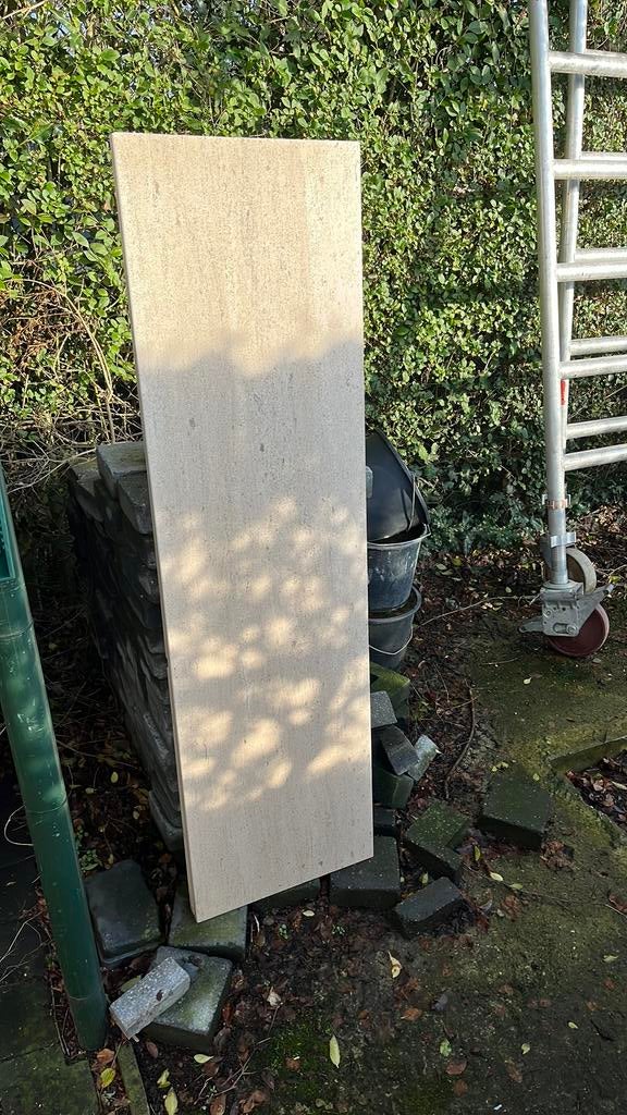 Natuursteen tabletten ( traventin), Ophalen, Nieuw