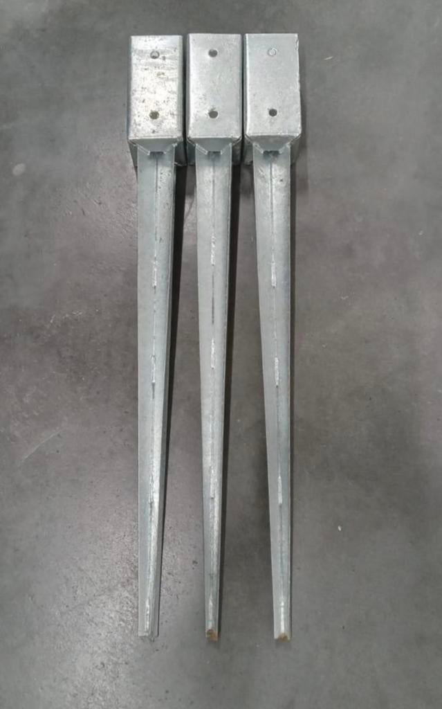 Set nieuwe paalhouders 7x7cm, Ophalen of Verzenden, Zo goed als nieuw