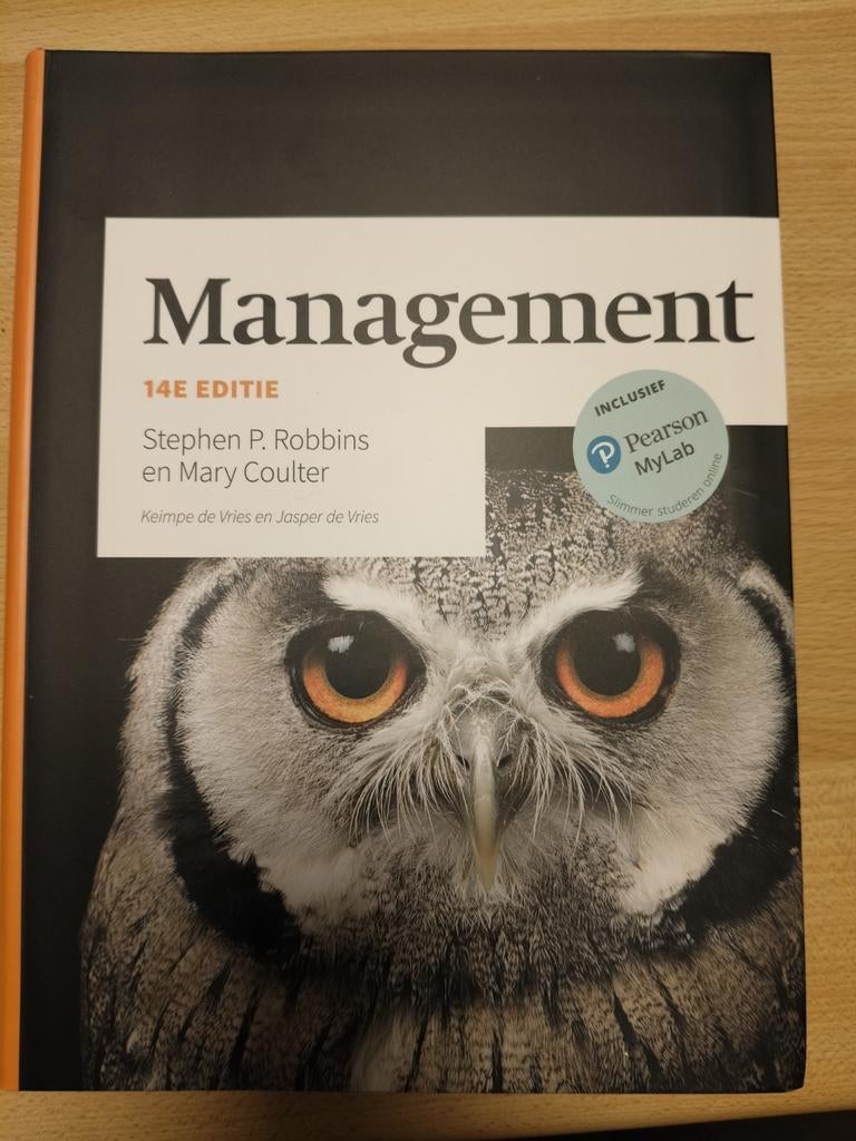 Stephen P. Robbins - Management, Boeken, Schoolboeken, Nieuw, Nederlands, Ophalen of Verzenden